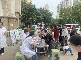 徐家楼街道梅山社区：白露时节送健康 社区义诊暖民心