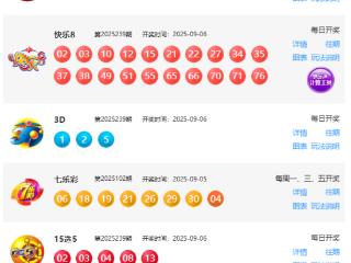 9月6日福彩中奖号码
