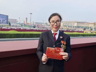 大方检察官代潘菊受邀观礼：身为中华儿女，吾辈当自强