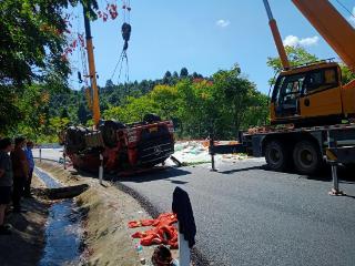 抚州市公路事业发展中心南丰分中心：高效处置货车侧翻事故 全力保障公路安全畅通