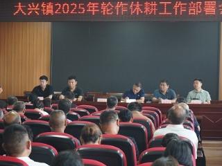 临沭县大兴镇召开2025年轮作休耕工作部署会议