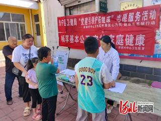 肃宁县梁家村中心卫生院开展“送疫苗下乡”活动