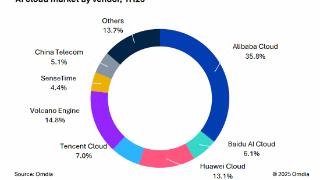 中国AI云市场报告：阿里云占比35.8%，高于2到4名的总和