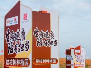 东阿阿胶全国现代生态沙产业示范基地绘就“绿富同兴”新图景