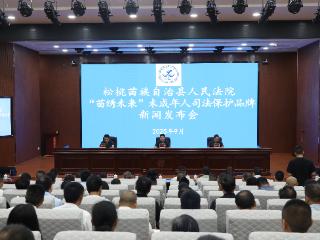 松桃法院“苗绣未来”未成年人司法保护品牌发布