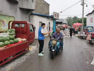唐口社区网格开展“守护居民钱袋子”反诈宣传活动