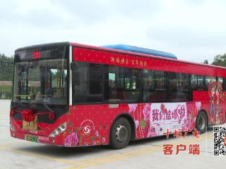 520甜度超标！十堰新添一辆中式公交婚车