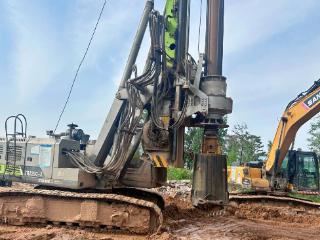 中交一航局城建公司航空港区青州大道工程灌注桩施工全面完成
