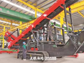 “镇宁造”移动破碎机出口超九成
