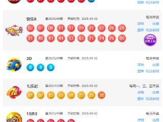 9月12日福彩中奖号码