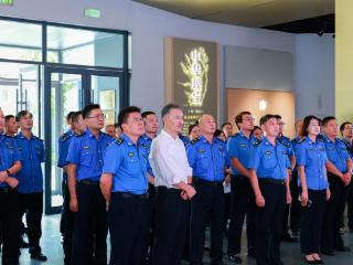兰山区综合行政执法局一行到鲁南制药集团参观交流