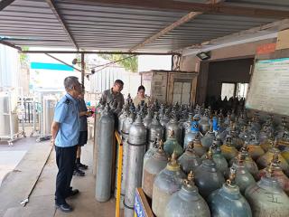 青岛市即墨区联合检查瓶装液化石油气市场安全