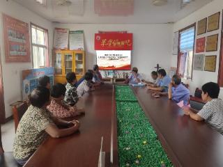 【一年四季·泉在济南】济南市莱芜区方下街道大辛庄村开展“弘扬抗战精神 共筑国防长城”全民国防教育宣讲活动