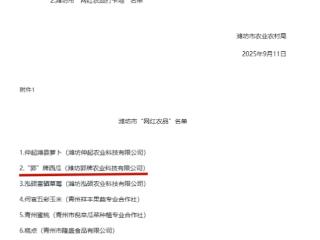 “郭”牌西瓜入选潍坊市“网红农品”