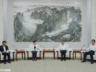 徐麟李炳军会见招商局集团有限公司总经理石岱一行