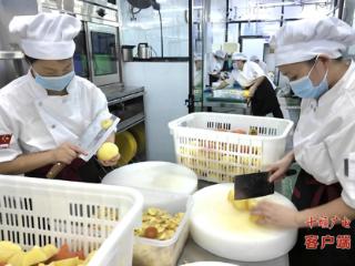武当山特区太极湖学校自营食堂正式投用