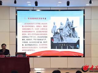 潍坊市全民国防教育志愿宣讲员走进山东工业技师学院