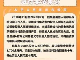 金融教育宣传周 太平人寿贵州分公司：警惕假借保险公司名义，进行非法集资