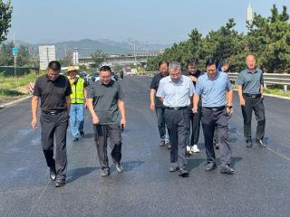 日照市公路中心督导河山公路驿站及国道204绕城段施工建设