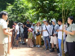 海南热带野生动植物园迎新“萌宠” 狐獴土拨鼠引客打卡