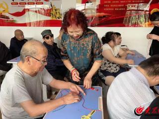 银龄巧手织晚晴 老年教育暖人心——泰安市社会福利院结绳编织课程正式启动
