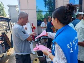 唐口街道网格中心开展反邪教宣传活动，筑牢思想“防火墙”