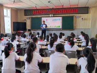 淄博市高青县常家中心小学开展法治校长进校园宣讲活动