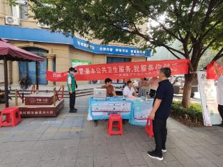 李营街道薛口社区开展免费体检活动