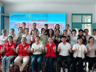 宁阳县第一人民医院走进伏山镇中心幼儿园开展急救知识宣讲活动