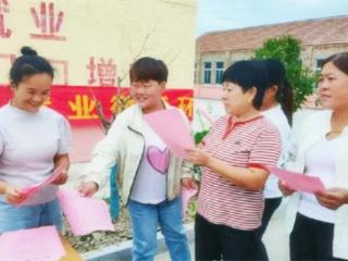 无棣县车王镇举办就业招聘宣传活动