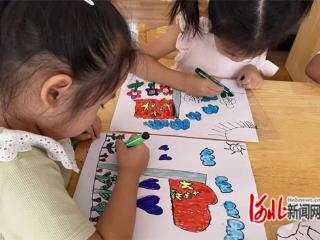 石家庄市藁城区工业路幼儿园：国防润童心 浓浓爱国情