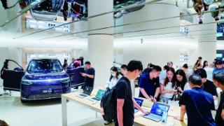 江苏首家华为臻选店亮相德基 江苏首家华为臻选店亮相德基