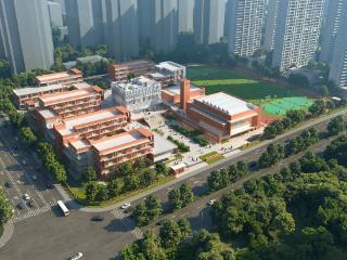 中建东孚华中公司代建武汉外国语学校小语种基地学校项目正式交付
