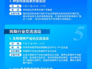 第二十二届全国种子双交会暨2025青岛国际种业博览会议程发布