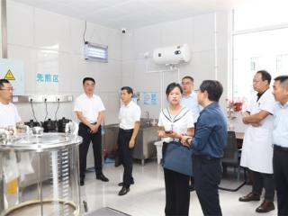 滨州市卫健委到阳信县中医医院开展现场调研暨党支部共建活动