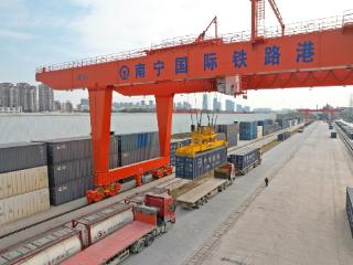 2025年广西始发中越班列年累发运量超去年总量33%