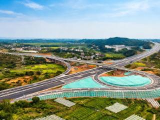 中交一公局集团昌金改扩建SSZ1标新建新余互通顺利开通