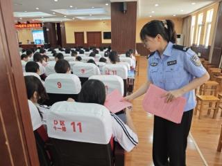 【青年宣讲】济南市公安局莱芜分局口镇派出所深入学校开展反邪教宣传活动