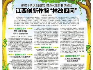 江西创新作答“林改四问”