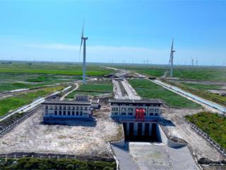 中交路建吉林盐碱地项目幸福3#泵站施工完成