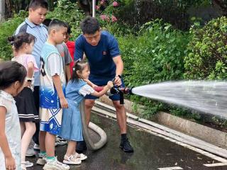 湘潭经开区：萌娃“沉浸式”打卡体验 寓教于乐学消防
