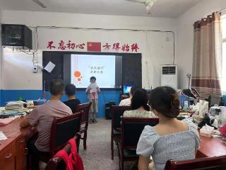 上饶市广信区汪村学校塘里小学开展“爱我国防 青春同行”演讲比赛活动