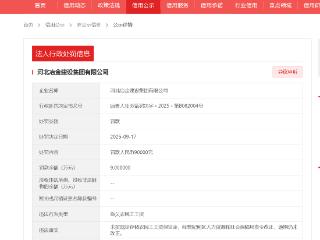 涉农民工工资保证金，河北冶金建设集团被罚
