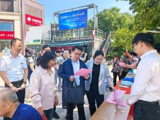 济南市中区人社局：多方联动，开展就业创业政策进社区活动