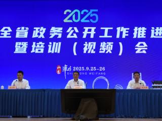 2025年全省政务公开工作推进暨培训会在潍坊举办