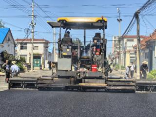 平邑县平邑街道同太村铺就便民幸福路，绘就乡村新画卷