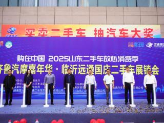齐鲁汽摩嘉年华暨远通国庆二手车展销会开幕