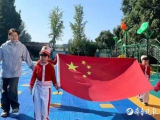 鲁西新区马岭岗镇中心幼儿园开展国庆节系列活动