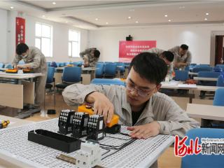 张家口热电公司开展识图配线职工技能竞赛