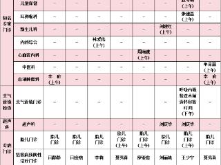 家长需注意，济南市儿童医院国庆假期门诊安排来了